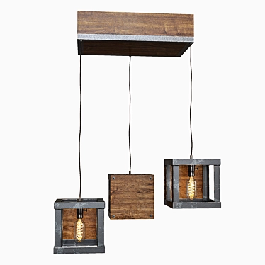 Cubic Glow: Illuminating Elegance 3D model image 1 