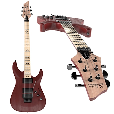 Schecter Hellraiser Floyd Rose: Ultimate Shredder 3D model image 1 