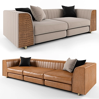 Laskasas Harry: Luxury Comfort in Every Seating 3D model image 1 