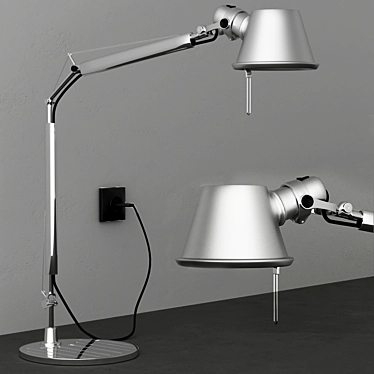 Modern LED Desk Lamp 3D model image 1 