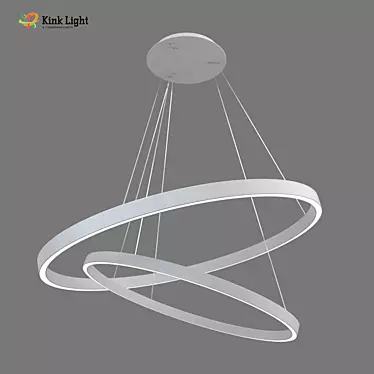 LED Suspension Light | Adjustable Temperature & Dimmable 3D model image 1 