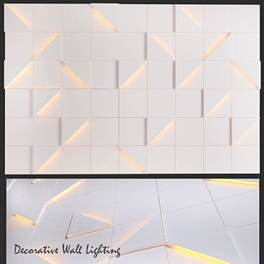 Elegant Wall Sconce: Illuminate Your Space 3D model image 1 