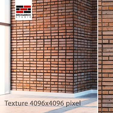 High Detail Seamless Brick Texture 3D model image 1 