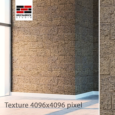 High-Detail Seamless Blocks for Vray 3D model image 1 