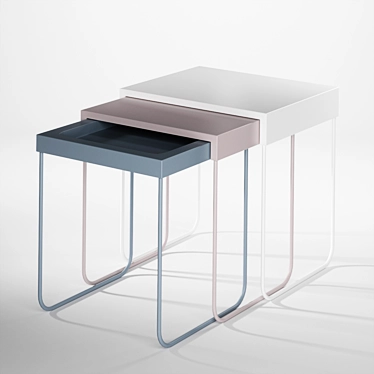 Minimalistic Granbod Tables Set 3D model image 1 