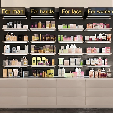 3D Pharm Cream: Beauty Salon Cosmetics 3D model image 1 