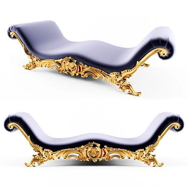 Elegant Belloni Bench: A Timeless Statement 3D model image 1 