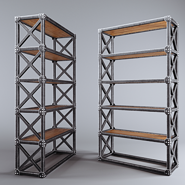 Versatile Loft Rack Solution 3D model image 1 