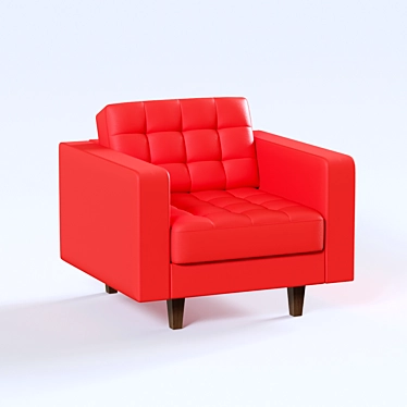 Cosmos Armchair: Unmatched Comfort & Style 3D model image 1 