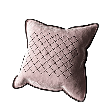 Velvet Classic Pillow 3D model image 1 