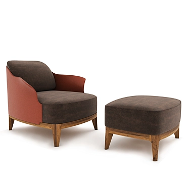 Cocoon L Armchair Set by Frag 3D model image 1 