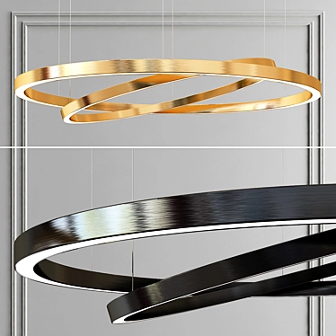 Olala Combo Pendant Light - Modern and Stylish 3D model image 1 