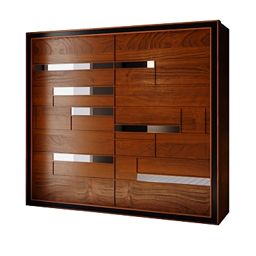 ELETTRA Night Wardrobe: Sleek Storage Solution 3D model image 1 
