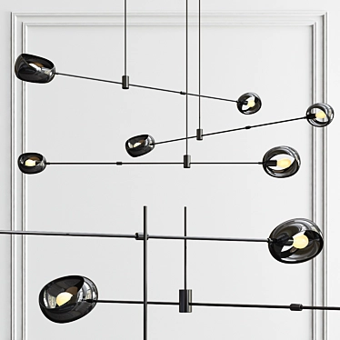 Elegant Acaba No 435 Pendant 3D model image 1 