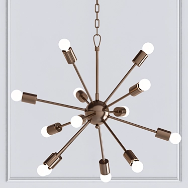 Loft Industrial Sputnik Chandelier