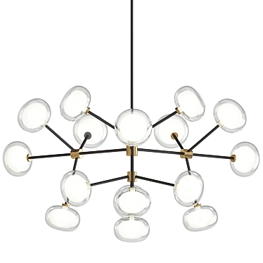 Dazzling NABILA Pendant Chandelier 3D model image 1 