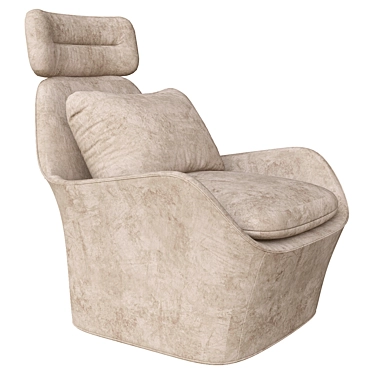 Luxury Comfort: de Sede Armchair by Alfredo Häberli 3D model image 1 
