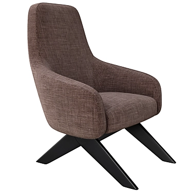 Van Duysen's Marlon - Fabric armchair 3D model image 1 