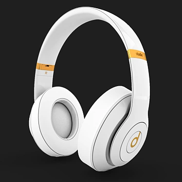 Sleek Studio Beats Headphones 3D model image 1 