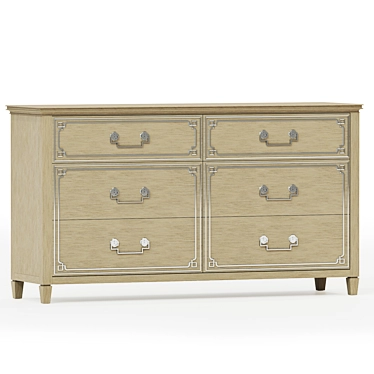 Sophisticated Bernhardt Savoy Dresser 3D model image 1 