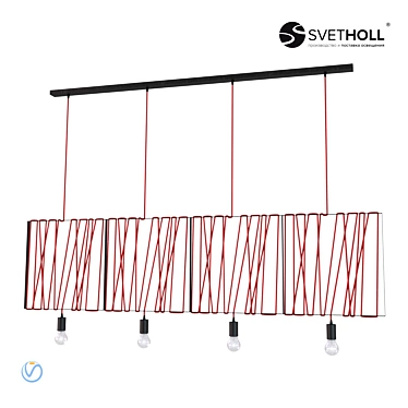 Modern Fabric Pendant Light 3D model image 1 