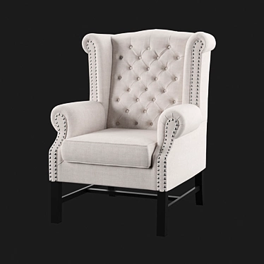 Cozy Comfy Armchair 3D model image 1 