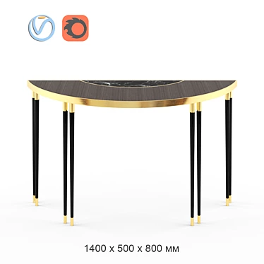 Richmond Console: Elegant, Stylish, Functional 3D model image 1 