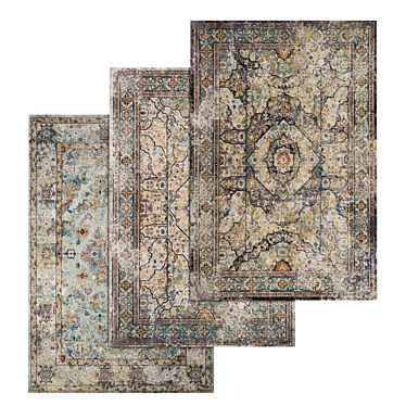 Luxury Carpet Set: High-Quality Textures for Enhanced Renders 3D model image 1 