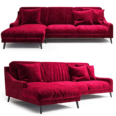  Revival Retro Lounge Sofa 3D model image 1 