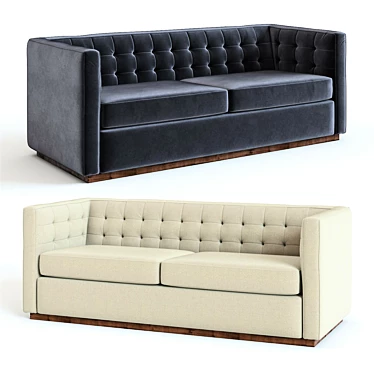 West Elm Rochester - Stylish Sofa for Modern Interiors 3D model image 1 