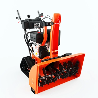 Title: Snowfox Heavy-duty Snow Clearing Machine 3D model image 1 