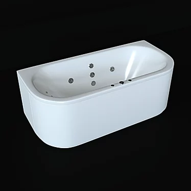 Aquatek Morpheus: TurboSmooth-Enhanced, High-Quality Bathtub 3D model image 1 