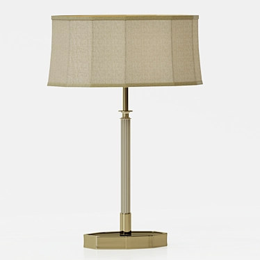 Elegant Clara Table Lamp 3D model image 1 