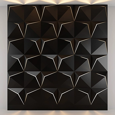 3D Panel 12 - 3D Decor for Walls 3D model image 1 