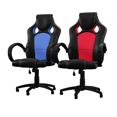 ErgoLux Office Chairs: Comfort & Style 3D model image 1 