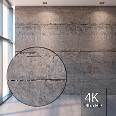 Seamless Concrete Wall Texture - High Resolution 3D model image 1 