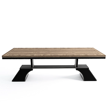 Industrial Loft Style Table 3D model image 1 