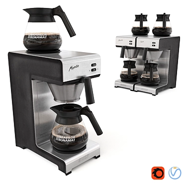 Stylish Bravilor Bonamat Mondo Brewer 3D model image 1 