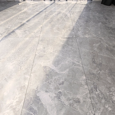 Elegant Marble Floor Tiles 3D model image 1 