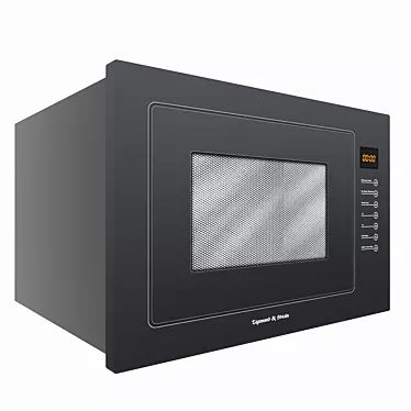 Shtain BMO 13.252: Built-In 60cm Microwave 3D model image 1 