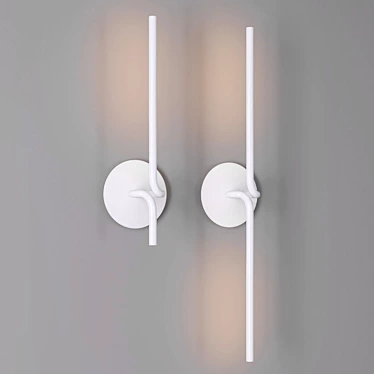 Elegant Glow Sconce 3D model image 1 