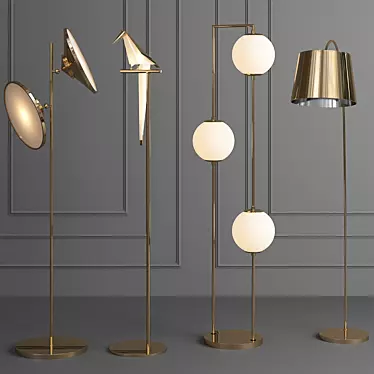 Elegant Tarsher Lamp 3D model image 1 