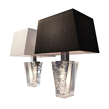 Elegant VICKY Table Lamp 3D model image 1 