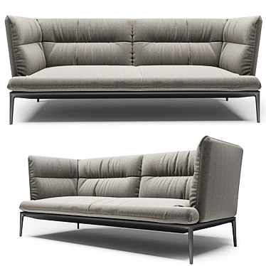 Modern Comfort: Yale X Sofa by MDF Italia 3D model image 1 