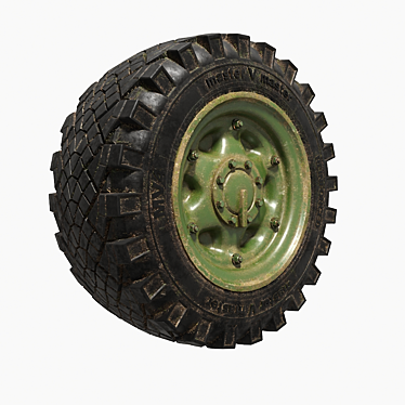 Title: Battletrax Off-Road Wheel 3D model image 1 