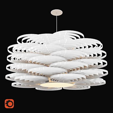 Aros Pendant: Stylish and Functional Pendant Light 3D model image 1 