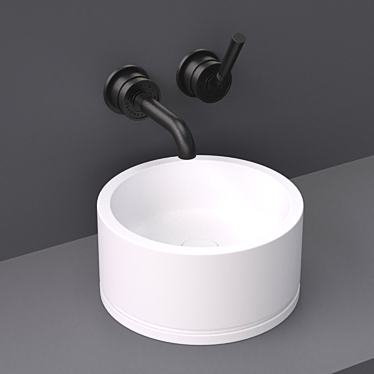 Soho Low - DADOquartz Freestanding Basin 3D model image 1 