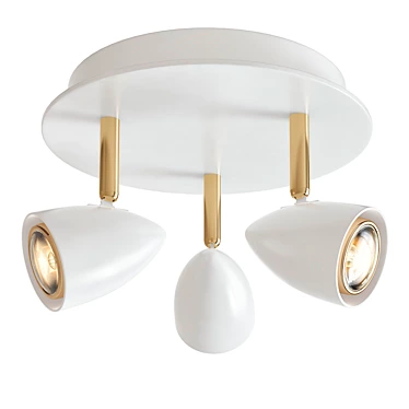 Elegant Wall Sconce: Kinkiet LAMPA 3D model image 1 