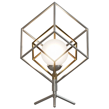 Elegant Prism Table Lamp 3D model image 1 