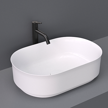 Agape Immersion Wash Basin - Elegant and Compact 3D model image 1 